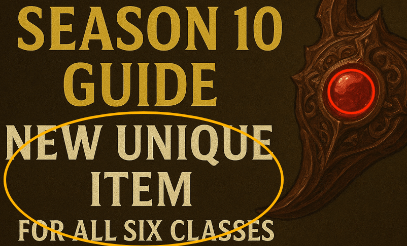 New Unique Item for All Six Classes