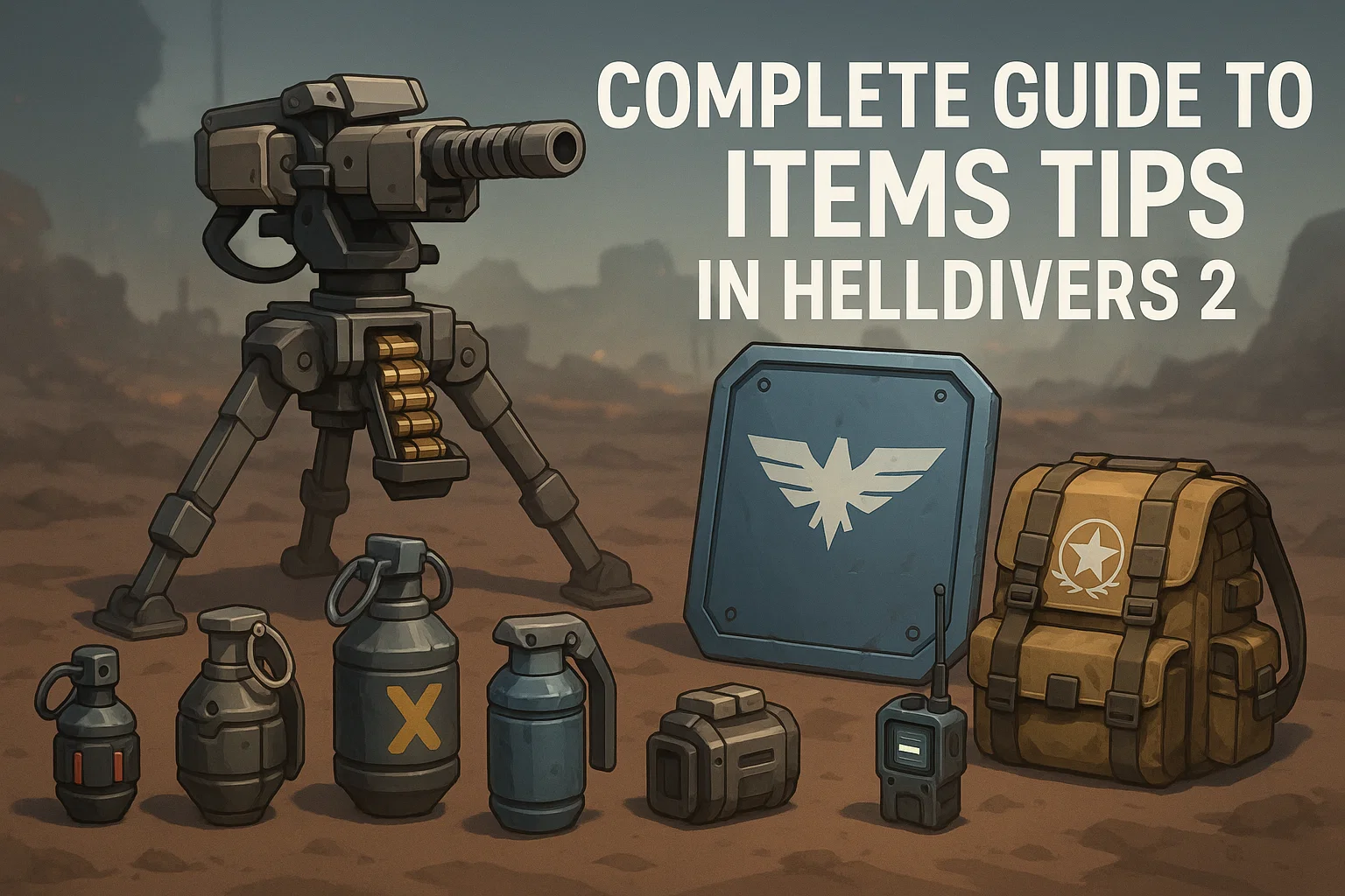 Complete Guide to Items Tips in Helldivers 2